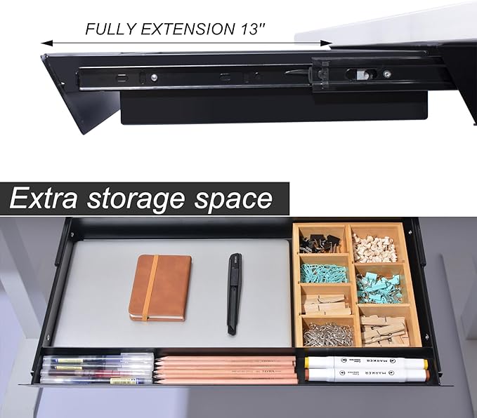 Large Under Desk Mounted Sliding Drawer - Image 3