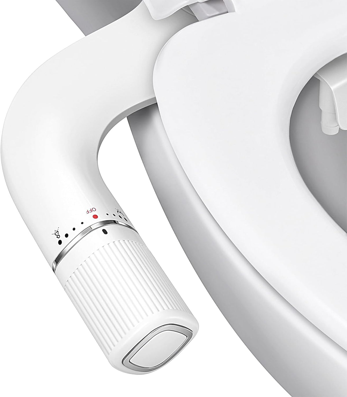 bigcow ultra-slim bidet attachment for toilet - dual, main product view