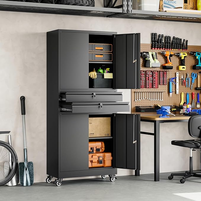 Yizosh Metal Garage Storage Cabinet - Image 6