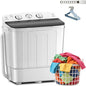 Portable Twin Tub 18lbs Washing Machine by Erivess