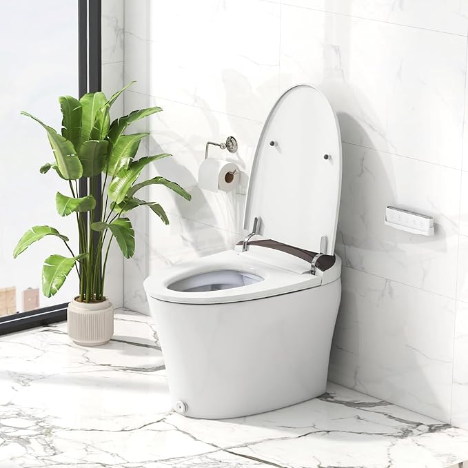 Giantex Smart Toilet, Elongated Bidet Toilet - Image 8