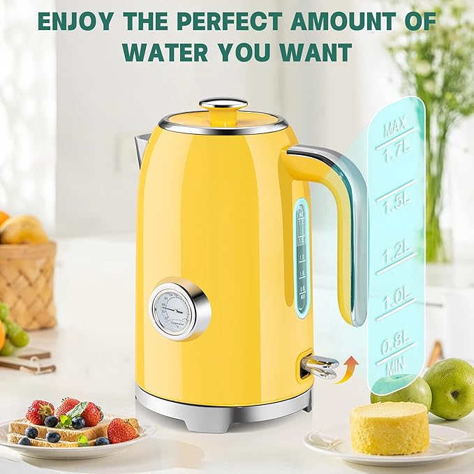 SUSTEAS Electric Kettle - 57oz Hot Tea Kettle Water Boiler - Image 5