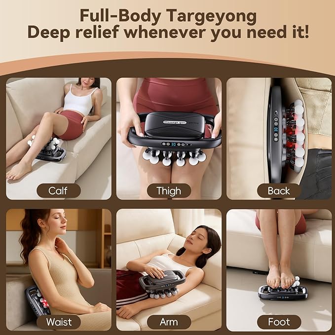 Cexovil 20-Head Massage Gun, 2026 Upgrade Deep Tissue Percussion Massager - Image 7