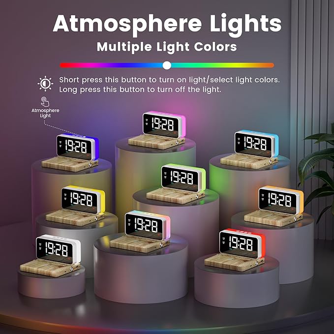 CHOUYONL Alarm Clocks for Bedrooms - Image 6