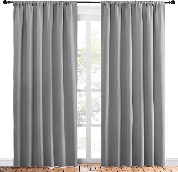 NICETOWN Blackout Curtain Panels 84 inches Long - Image 2