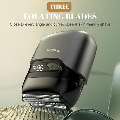 Tulzim Electric Foil Shaver for Men: Portable Electric Razor for Beard/Face - Image 4