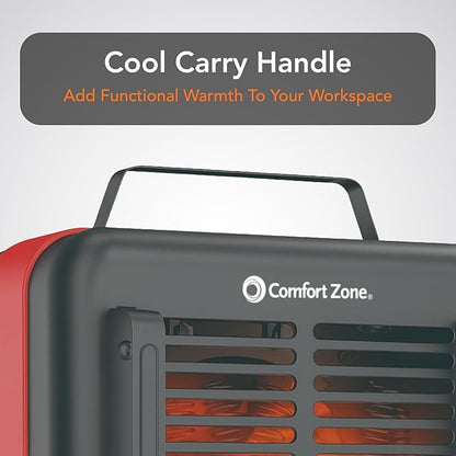Comfort Zone Utility Space Heater, 1500W Electric Garage Heater - Image 7