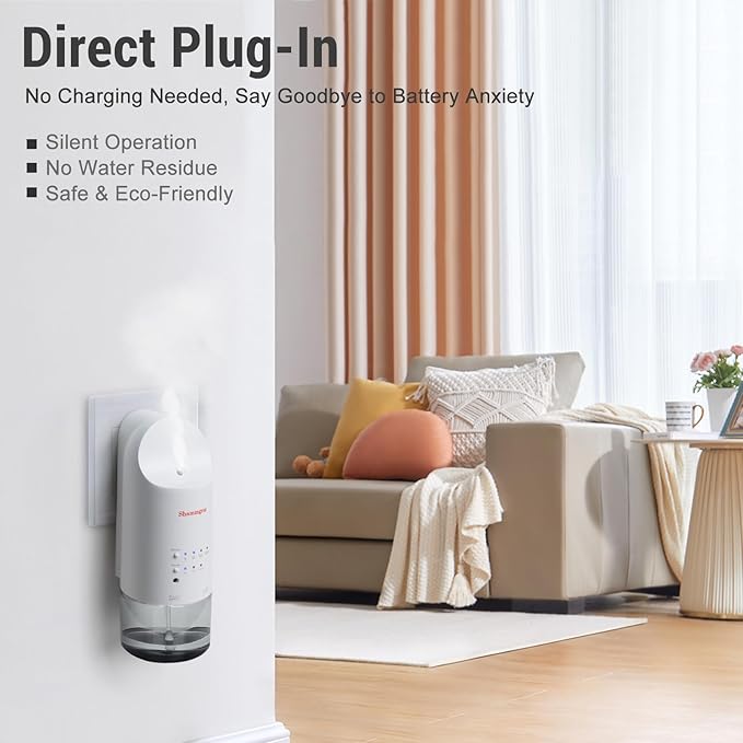 2026 Plug-in Essential Oil Diffuser – Waterless Scent Diffuser, Smart Wall - Image 4