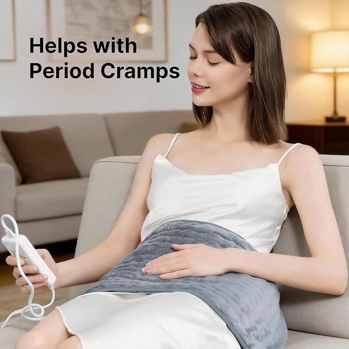Heating Pad for Back, and Shoulder Pain Relief, Electric Heat Pad - Image 3
