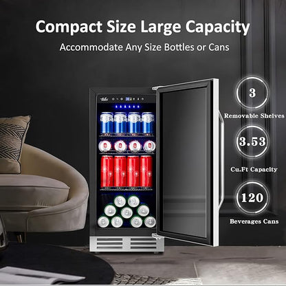 15 Inch Beverage Refrigerator and Cooler - Image 3