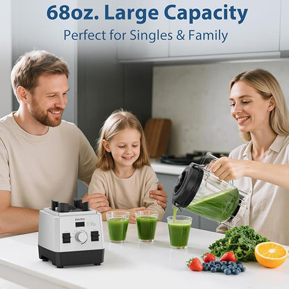 Aeitto Blenders for Kitchen 1800W Max Power Smoothie Blender - Image 3