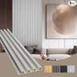 OUZUGIE WPC Acoustic Slat Wall Paneling, Living Room, TV Background, Study Room by OUZUGIE
