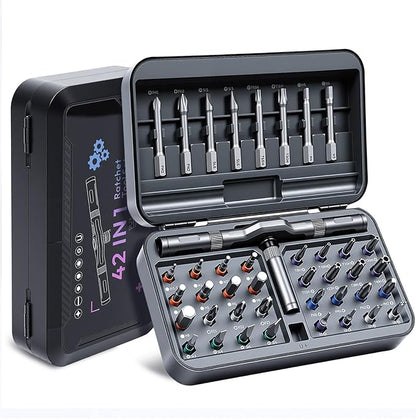 42Pcs Magnetic Ratchet Screwdriver Set by DikTalk