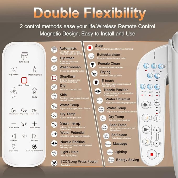 KERDE P30B Bidet Toilet Seat - Image 4
