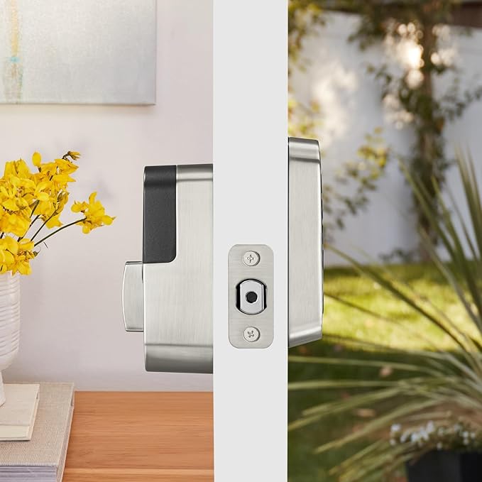 Yale Security Assure Lock 2 Deadbolt, Satin Nickel Keyed Smart Entry Door Lock - Image 7