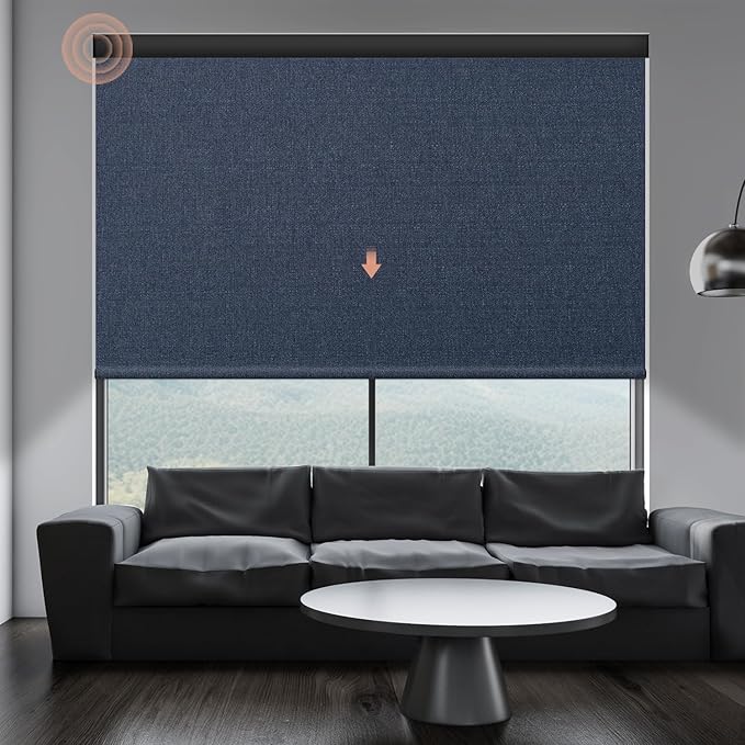 Motorized Roller Shade: Blackout, Electric Blinds, Compatible by Canisteo