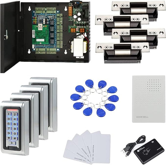 MENGQI-CONTROL Waterproof Metal Keypad Reader Standard North American Strike by MENGQI-CONTROL