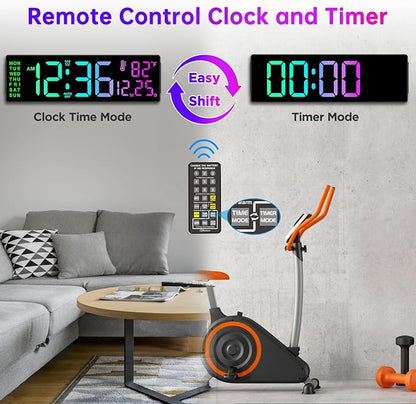 Soobest 14.2" Large Display Digital Wall Clock - Image 4