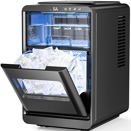 Antarctic Star Crescent Ice Maker, Slow-Melting Countertop Ice Maker, 27 Lbs/24H by AntarcticStar