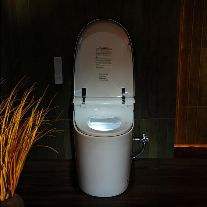 WOODBRIDGE Smart Toilet with Auto Open/Close, 1000g MaP Flush Score, Foam Shield - Image 2