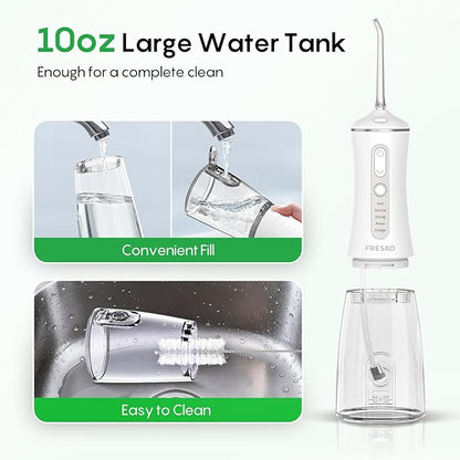 FRESKO Water Dental Flosser for Teeth, 300ML Flosser - Image 6