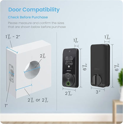 Lockly Visage Zeno Series Smart Lock, Facial Recognition & Fingerprint Keyless - Image 3
