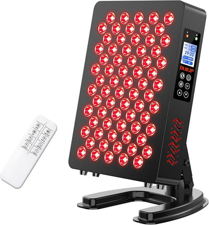 Red Light Therapy Panel, 70 LEDs, Touch Screen Red Near Infrared Light Panel by HOME