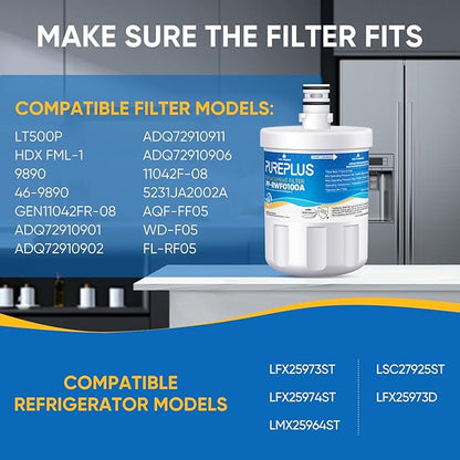 PUREPLUS Replacement for LG LT500P, 5231JA2002A, ADQ72910901, GEN11042FR-08 - Image 2