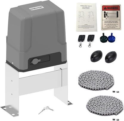 GATEXPERT Fast Automatic Sliding Gate Opener Kit Driveway Security Gate by GATEXPERT