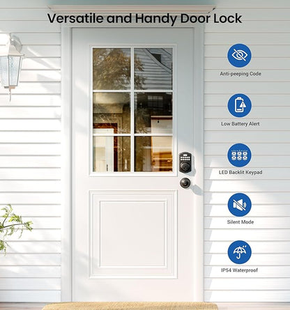 Veise Keyless Entry Door Lock - Image 4