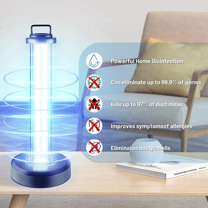 38W UV Sanitizer Light, Portable Ultraviolet Light - Image 4