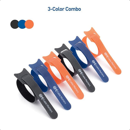 Cable Matters 100-Pack 8-inch Hook-and-Loop Reusable Wire Ties/Cable Ties - Image 2