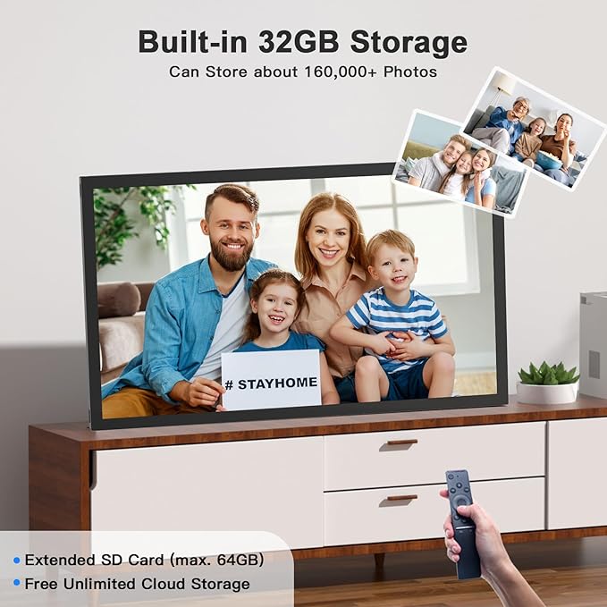 Large Digital Picture Frame 21.5 inch WiFi-Photo-Frame - Image 5