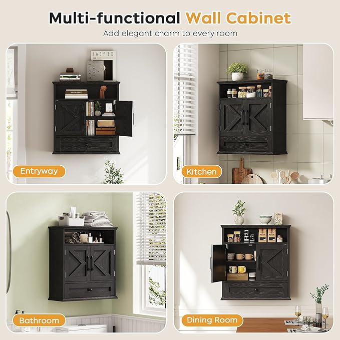 Bathroom Wall Cabinet, Wall Mounted Medicine Cabinet - Image 7