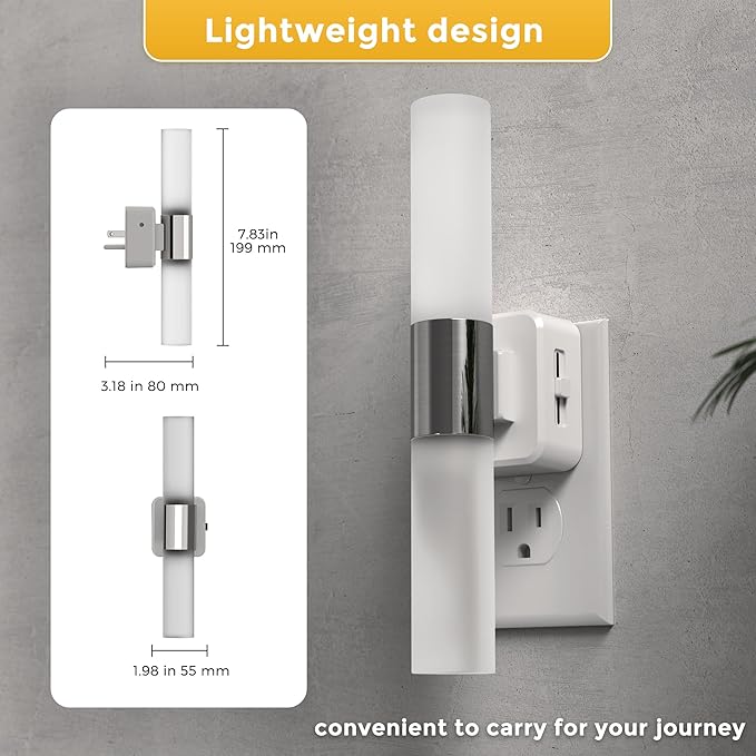 L LOHAS LED Night Light, Night Lights Plug into Wall, 3000K Soft White - Image 4