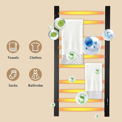 Heated Towel Rack for Bathroom Towel Warmer Racks Wall Mounted - Image 4