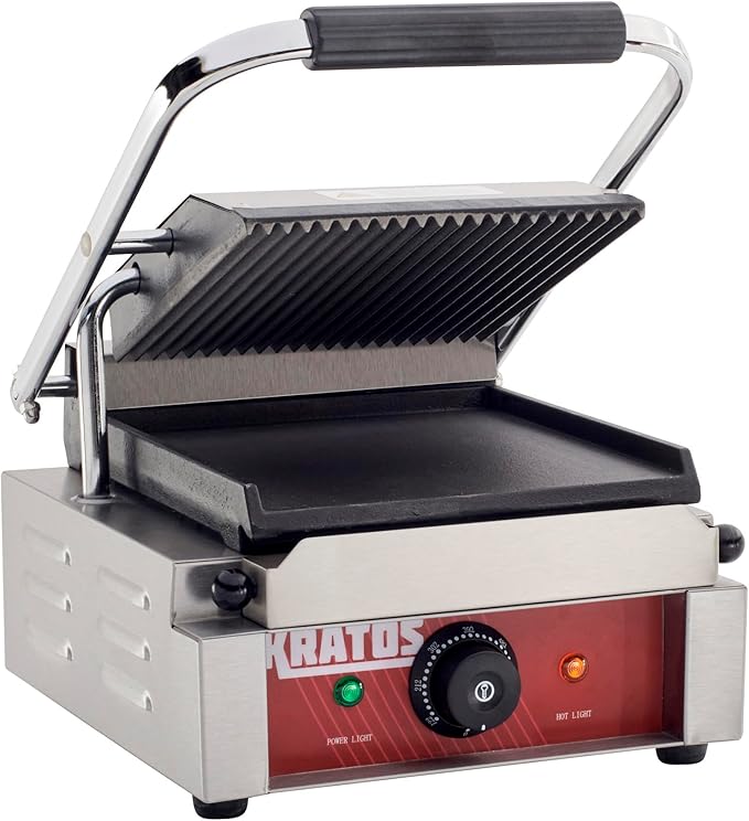 Kratos Commercial Electric Panini Sandwich Grill - Image 8