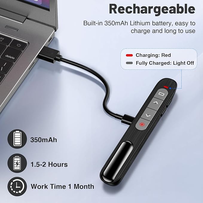 2-in-1 USB Type C Presentation Clicker - Image 4