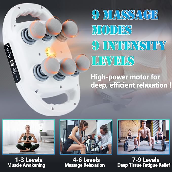 6 Head Massage Gun Deep Tissue - Image 2