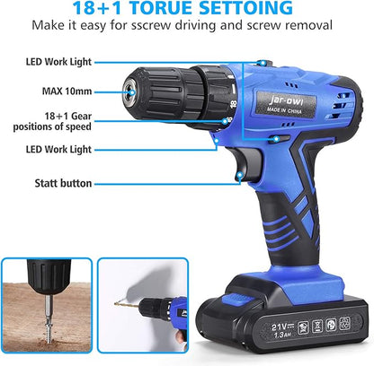 112 Piece Power Tool Combo Kits - Image 3