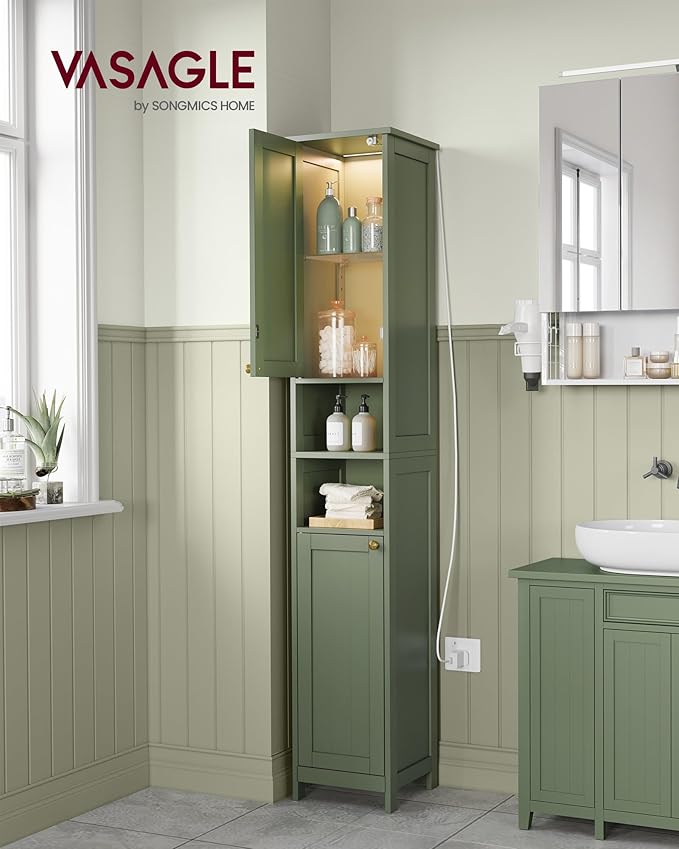 VASAGLE Tall Storage Cabinet - Image 2