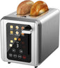 2 Slice Toaster, Touchscreen & Dual Independent Control Panel, 5 Basic by WUNLY