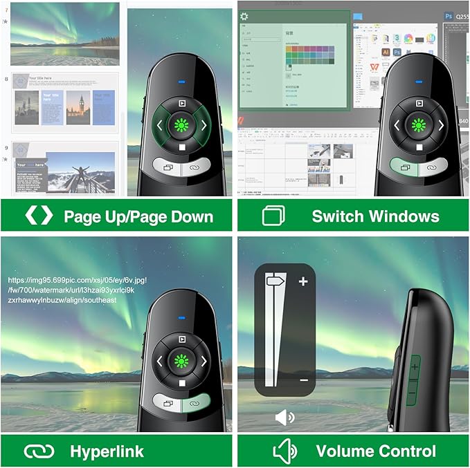 2 in 1 USB Type C Presentation Clicker - Image 5