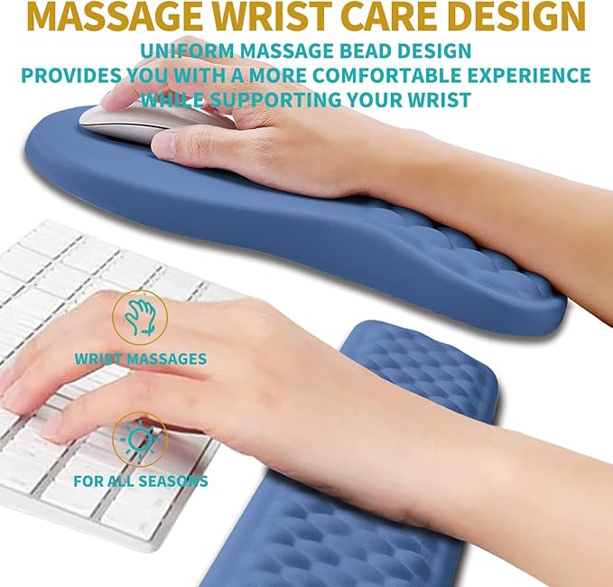 Hokafenle 2 in 1 Ergonomic Mouse Pad Wrist Support & Wrist Rest - Image 4