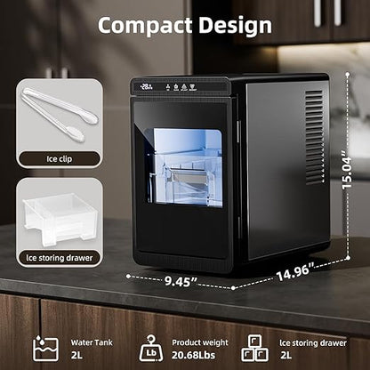 Antarctic Star Clear Ice Cube Maker, CrystalFlux Technology, Self-Cleaning - Image 4