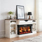 ROVSUN 1400W 3-Sided Glass Electric Fireplace Insert w/Remote Control, CSA by ROVSUN