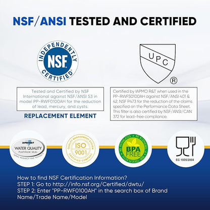 PUREPLUS NSF/ANSI 401, 42 & NSF P473 Certified Replacement - Image 5