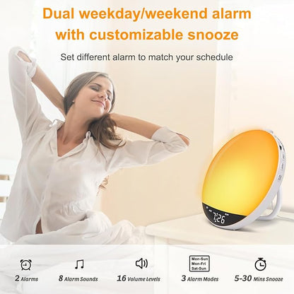 DreamSky Sunrise Alarm Clock Radio - Image 4