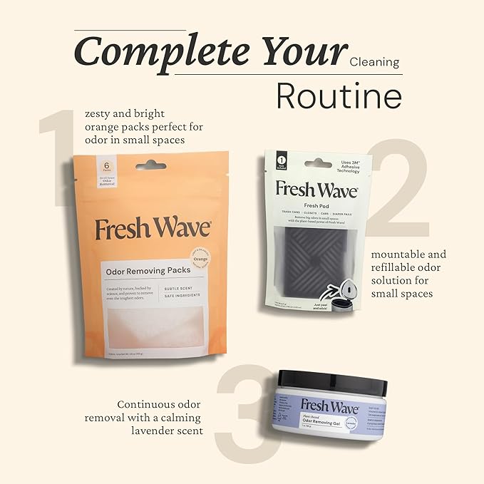 Fresh Wave Orange Odor Eliminating & Deodorizing Packs | Bag of 6 - Image 7
