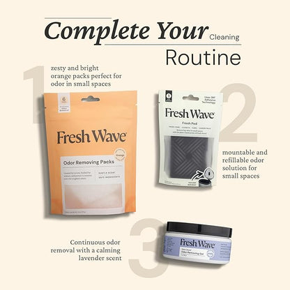 Fresh Wave Orange Odor Eliminating & Deodorizing Packs | Bag of 6 - Image 7